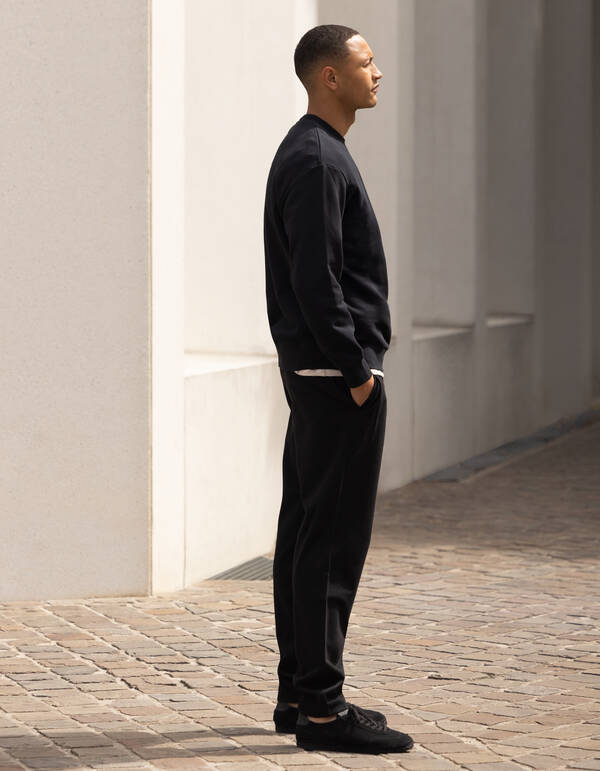 Mixed Sweater Zwart SHOEBY MEN