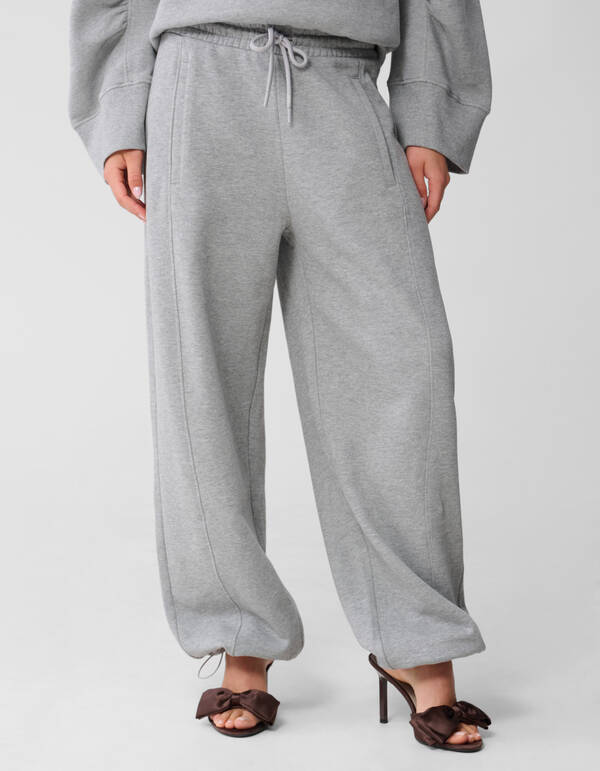 Sweat Jogger Broek Lichtgrijs By Monica SHOEBY WOMEN