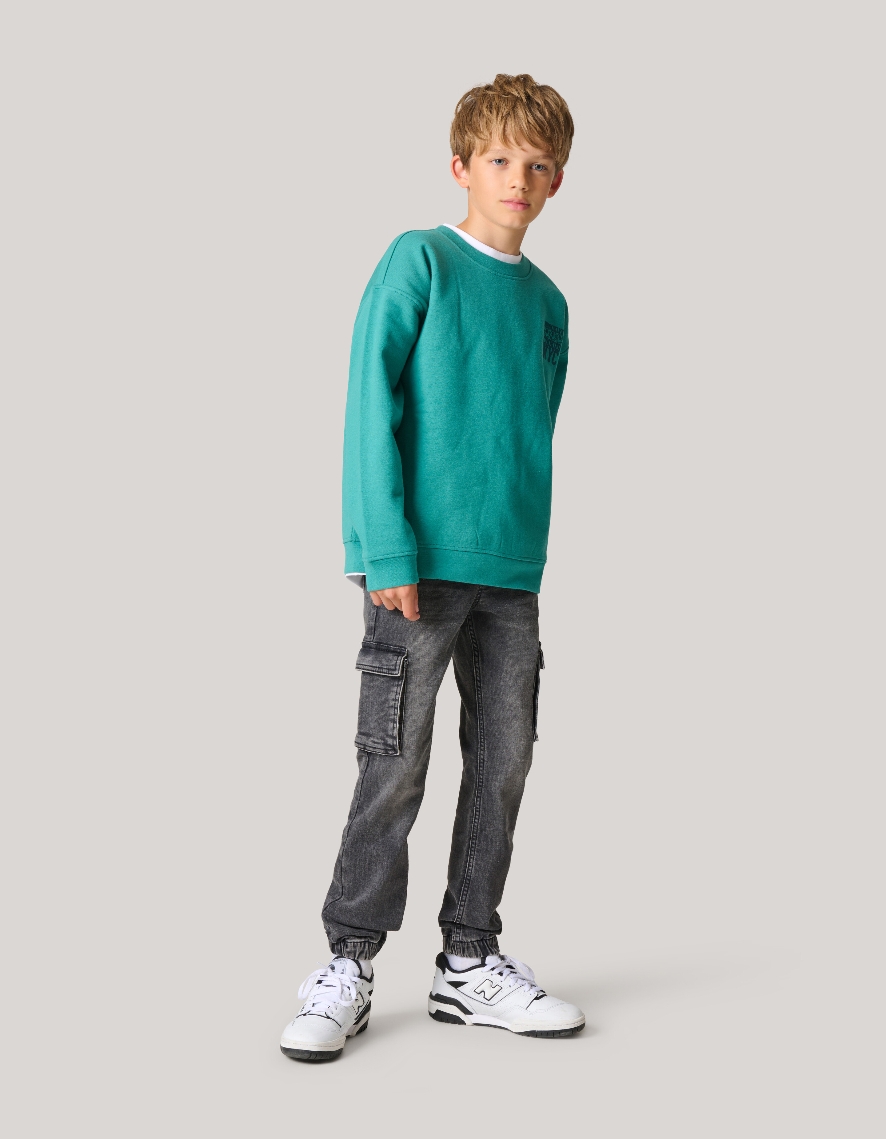 Artwork Sweater Groen SHOEBY BOYS
