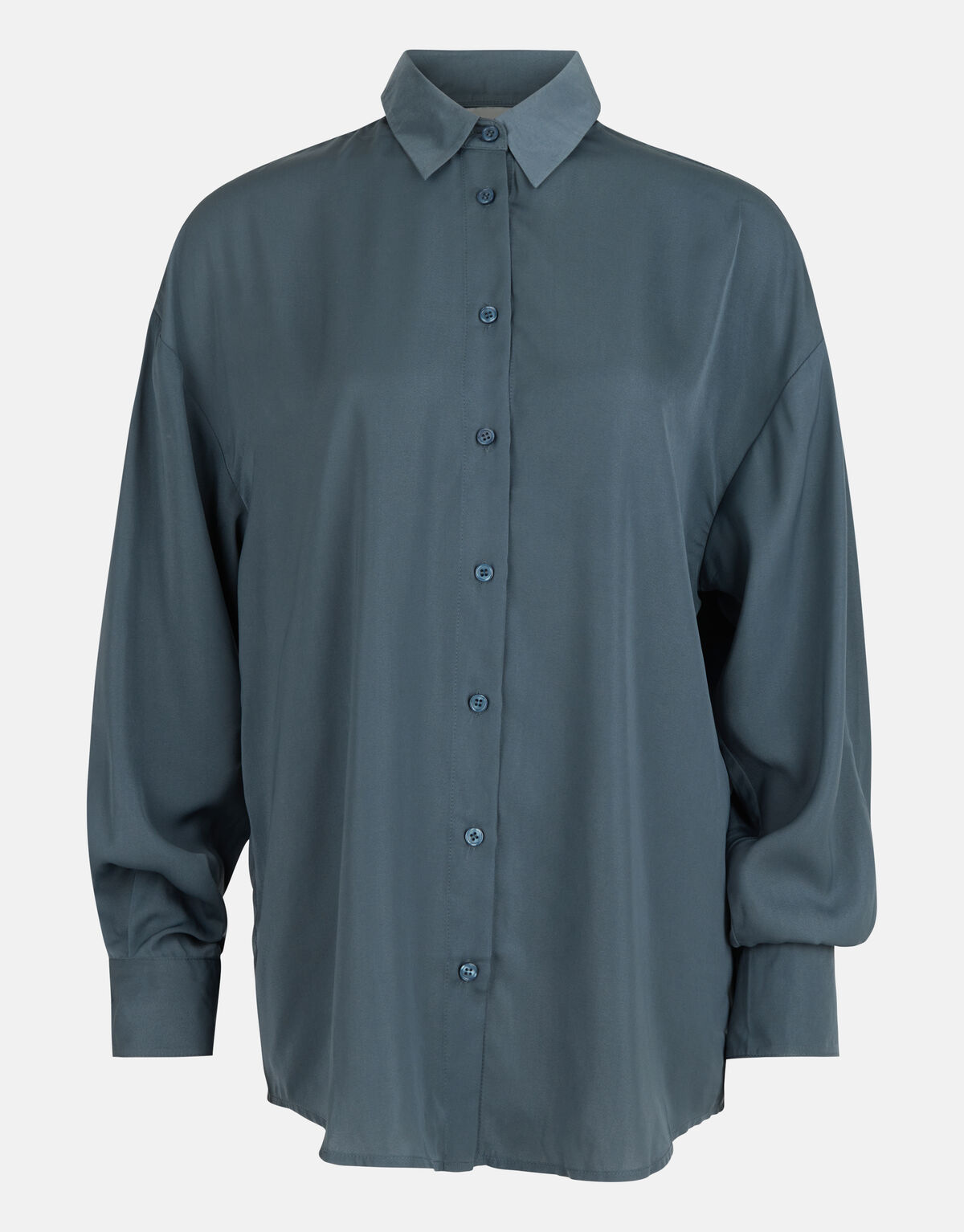Satijnen Blouse Petrol SHOEBY WOMEN
