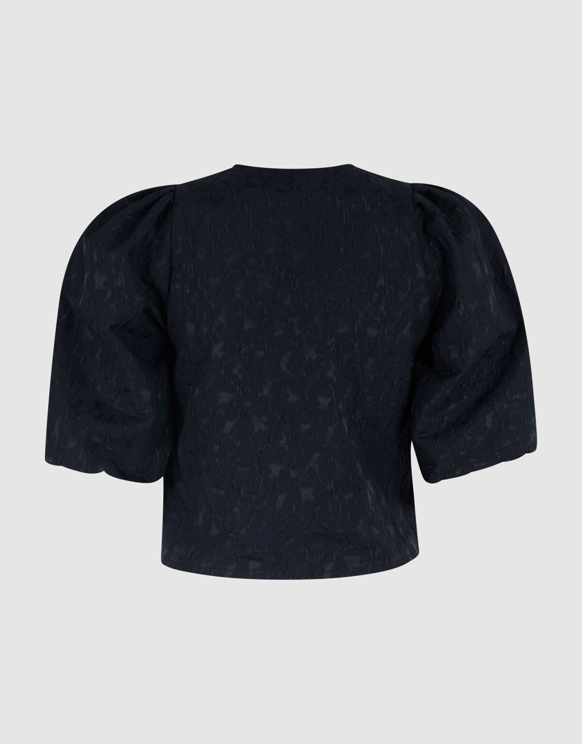 Leopard Puff Jack Zwart SHOEBY WOMEN