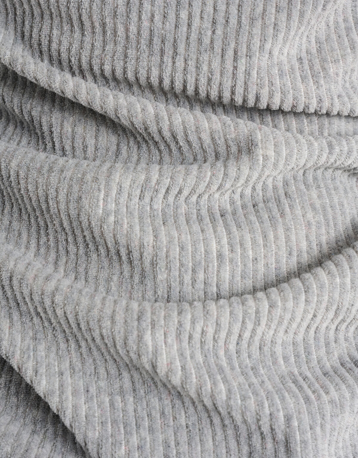 Velvet Rib T-shirt Grijs SHOEBY MEN