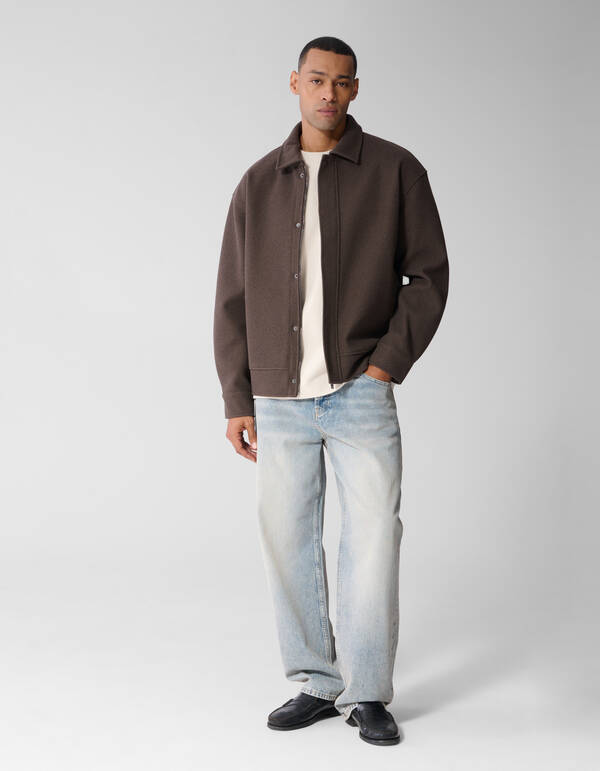Soft Zip Jack Donkerbruin SHOEBY MEN