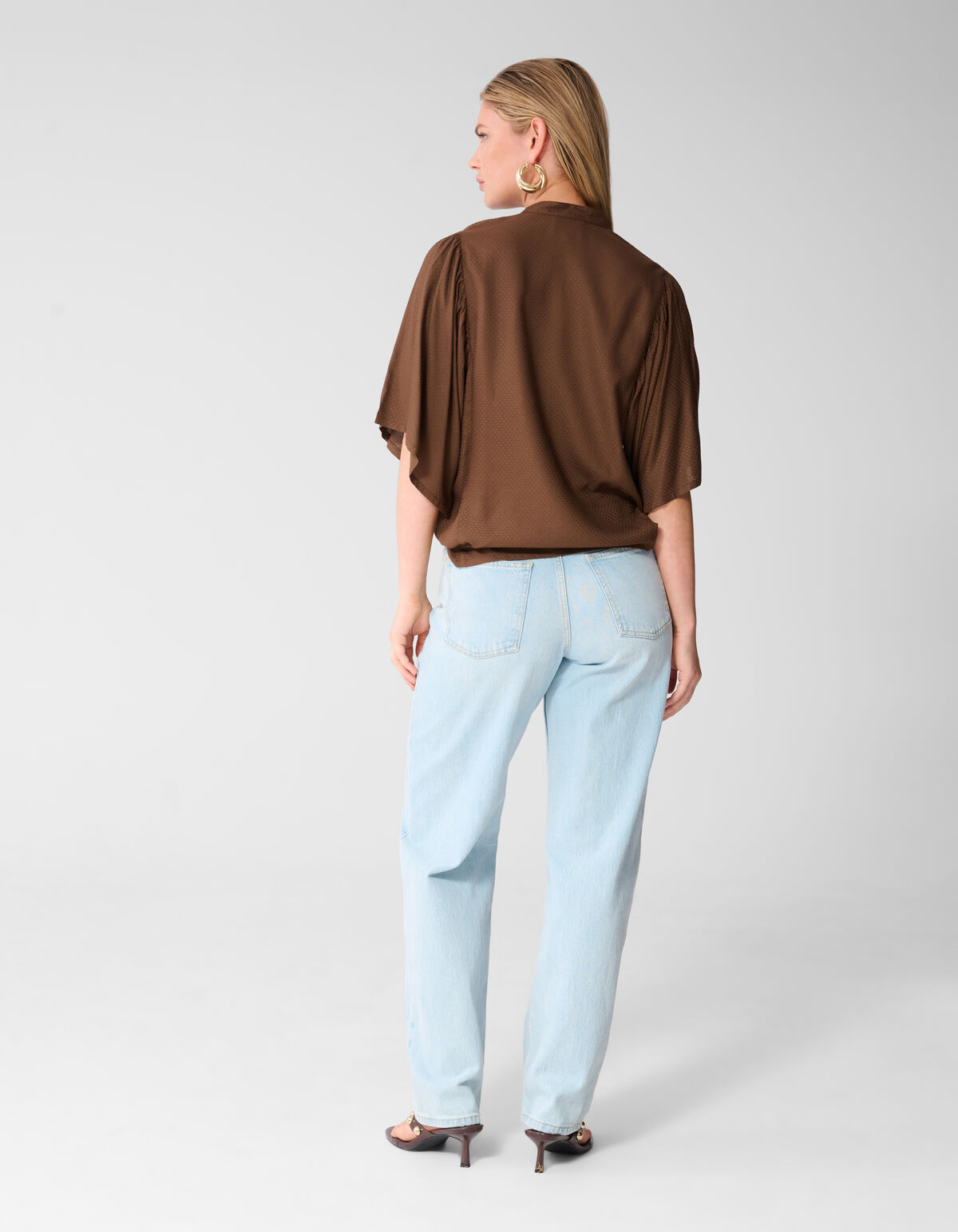 Flowy Top Bruin SHOEBY WOMEN