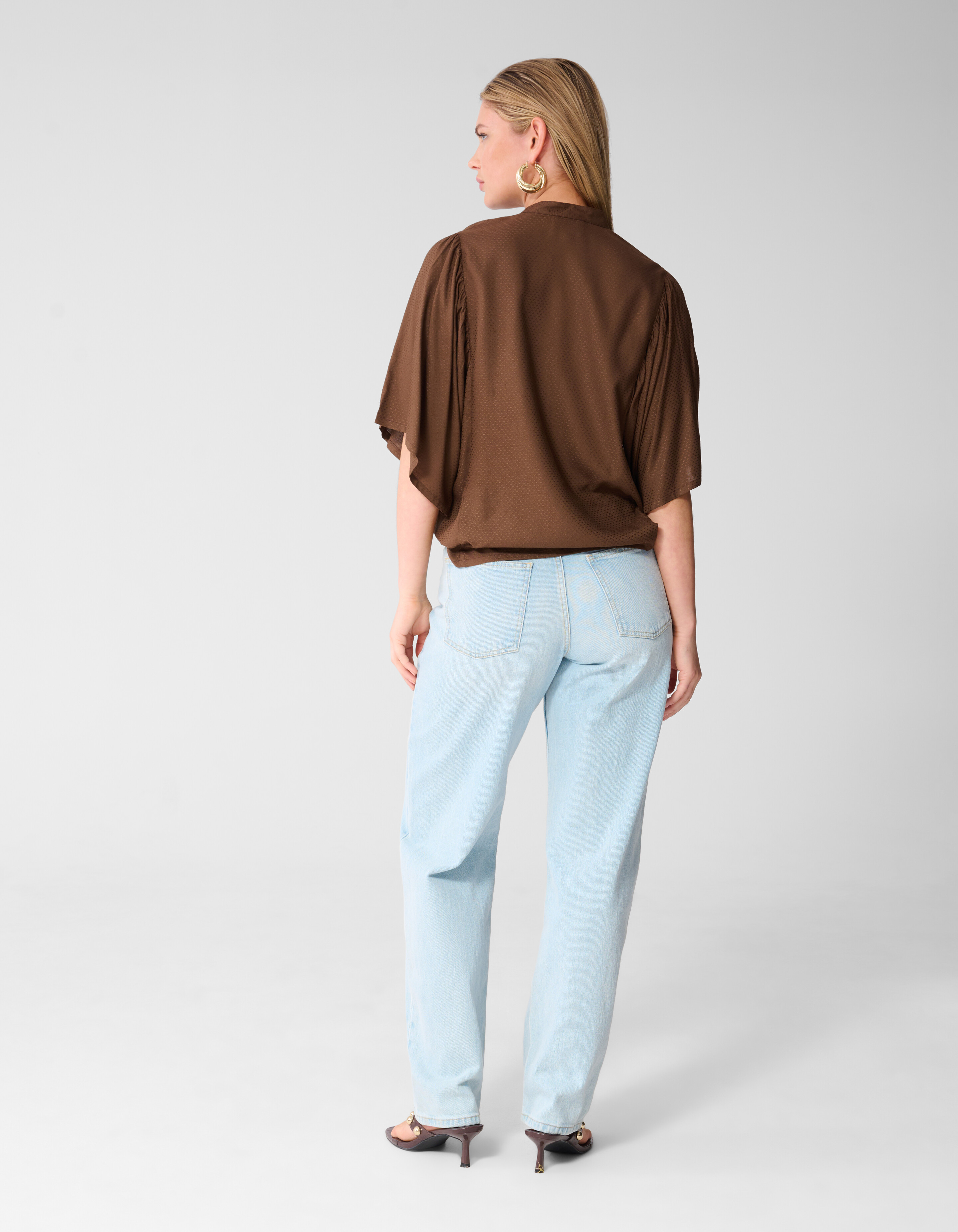 Flowy Top Bruin SHOEBY WOMEN