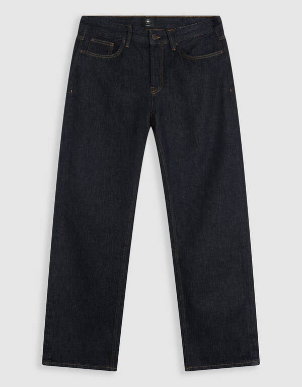Relaxed Fit Jeans Donkerblauw SHOEBY MEN