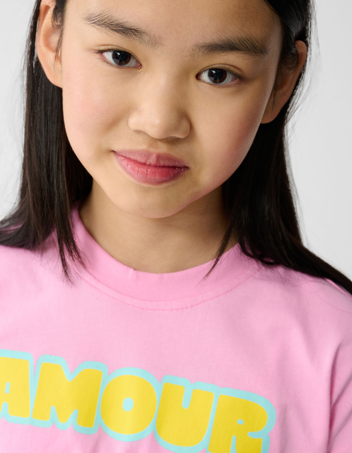 Heart Artwork T-shirt Lichtroze SHOEBY GIRLS