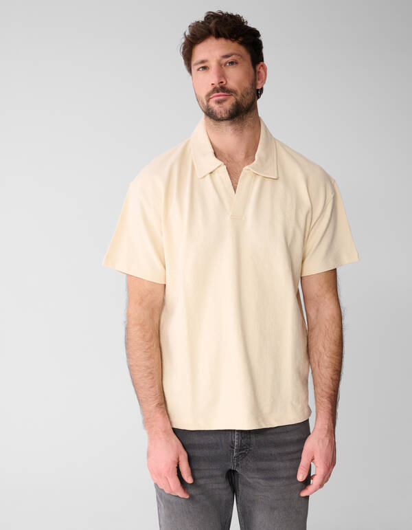 Relaxed Polo Lichtgeel SHOEBY MEN