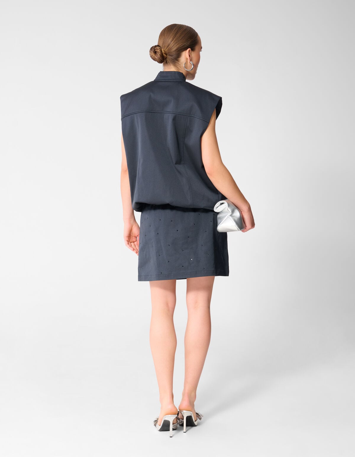 Sleeveless Bomberjack Donkerblauw SHOEBY WOMEN