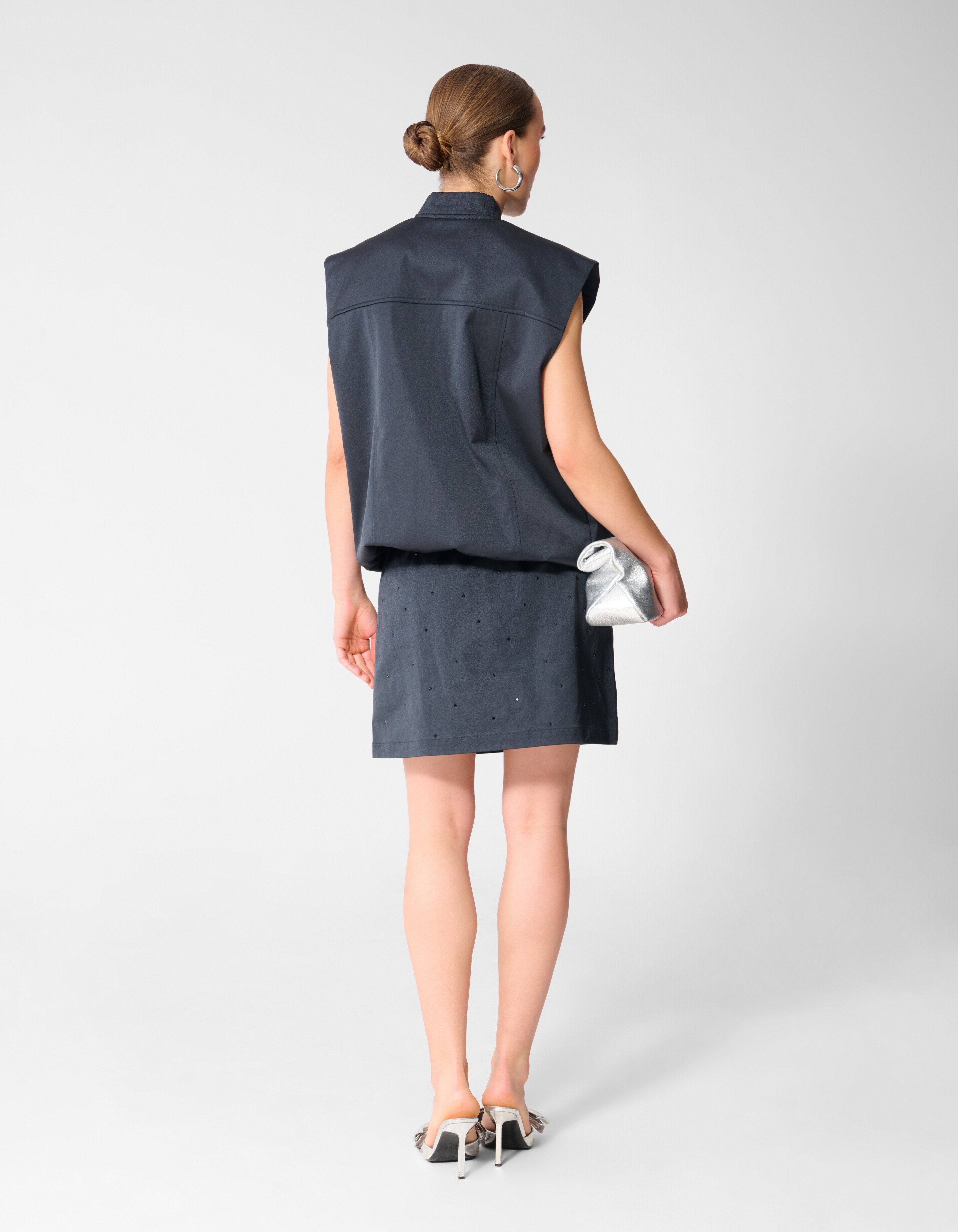 Sleeveless Bomberjack Donkerblauw SHOEBY WOMEN