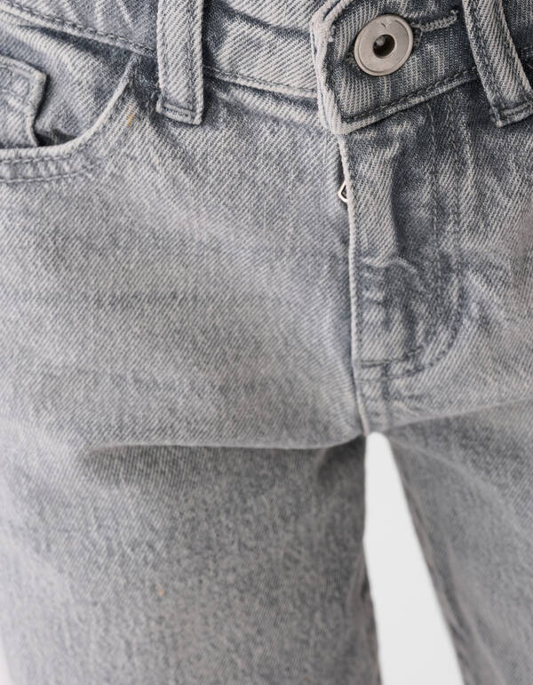 Wide Leg Jeans Grijs SHOEBY GIRLS