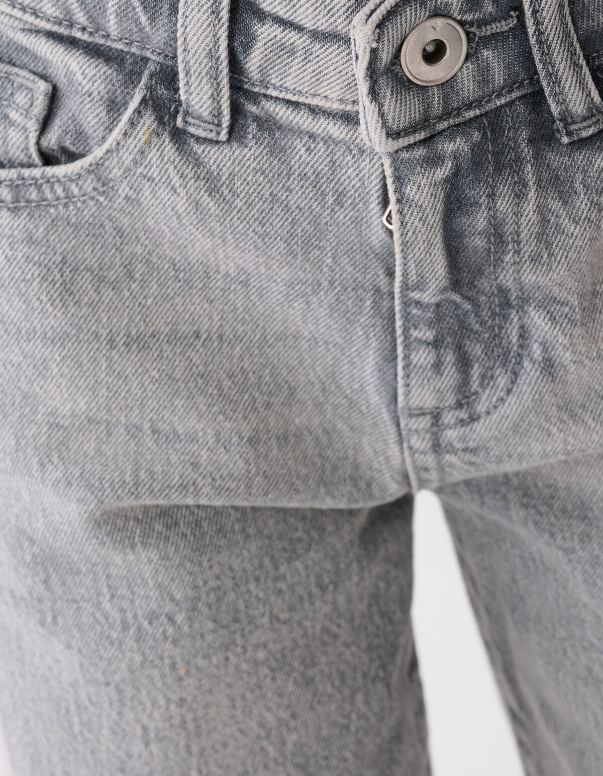 Wide Leg Jeans Grijs SHOEBY GIRLS