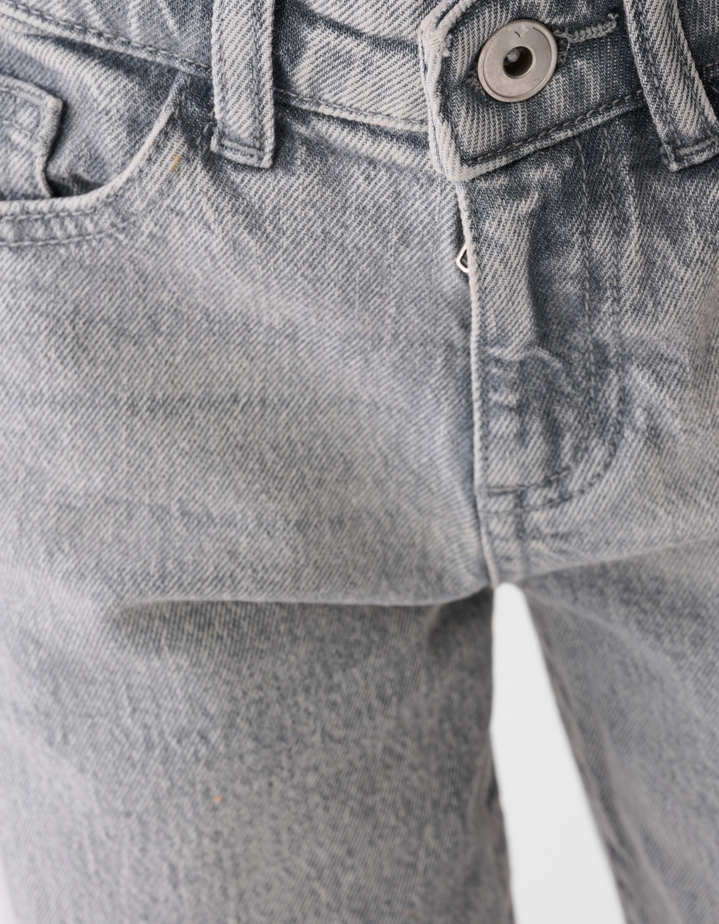 Wide Leg Jeans Grijs SHOEBY GIRLS
