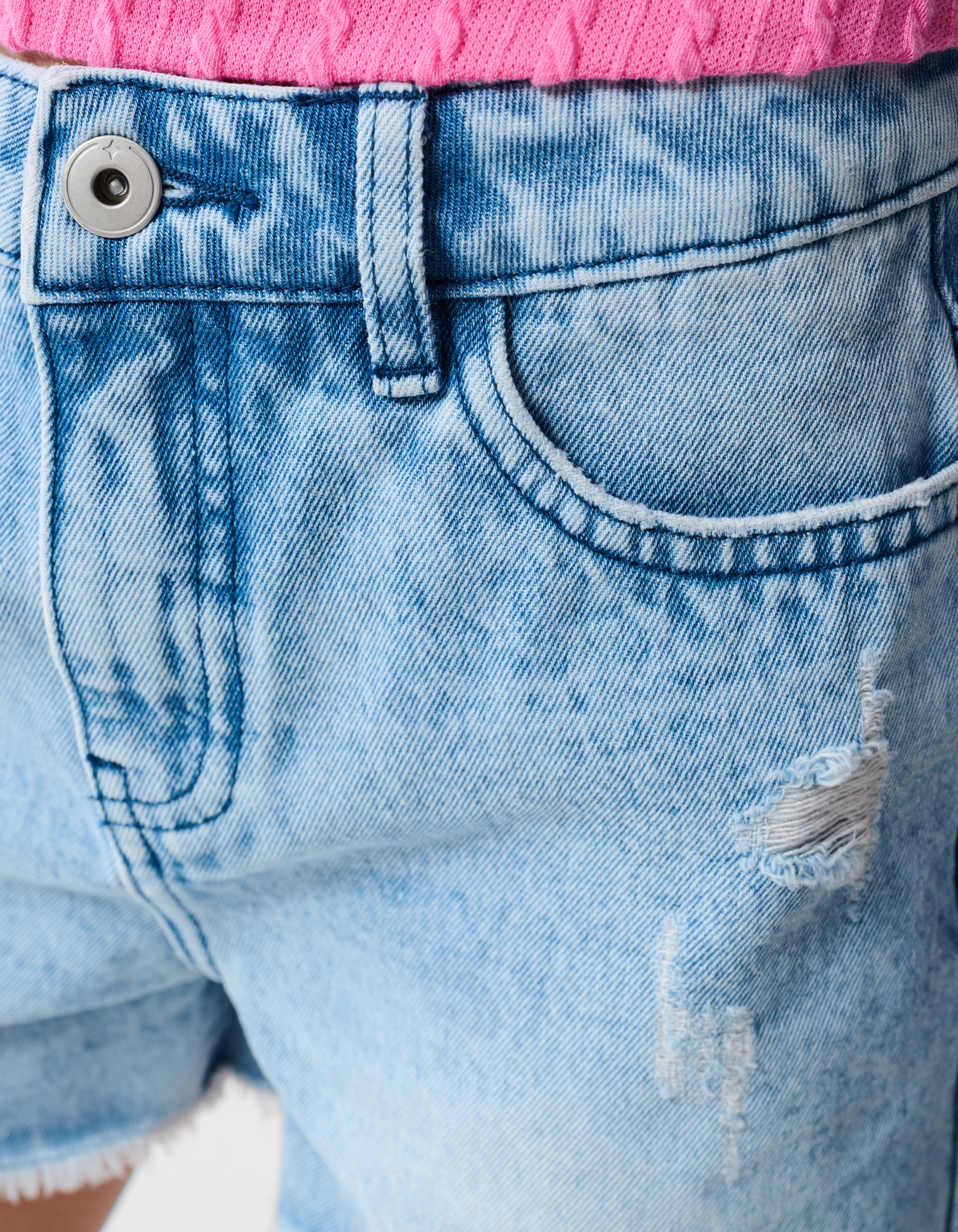 Destroy Denim Short Bleached SHOEBY GIRLS
