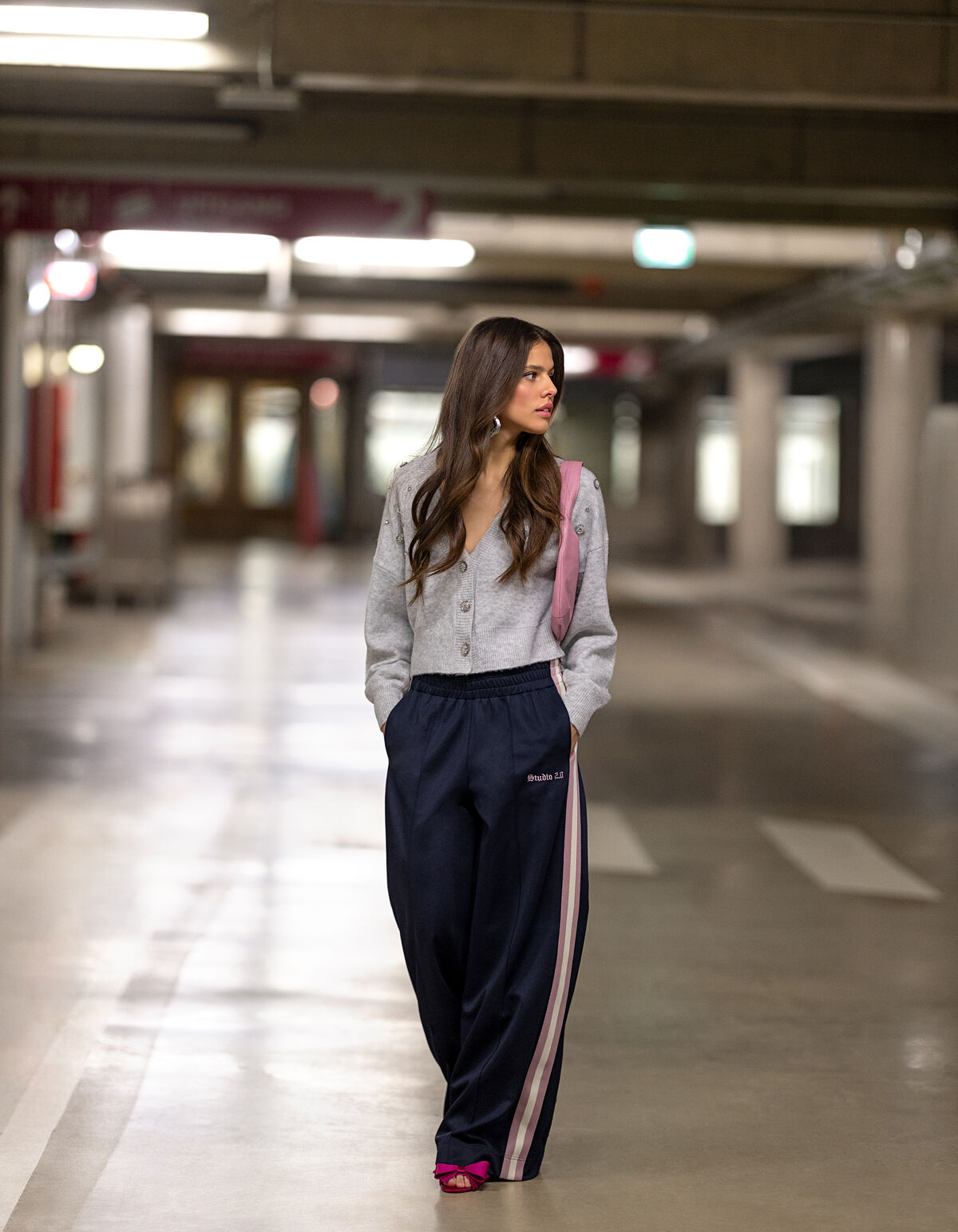 Strass Vest Grijs SHOEBY WOMEN