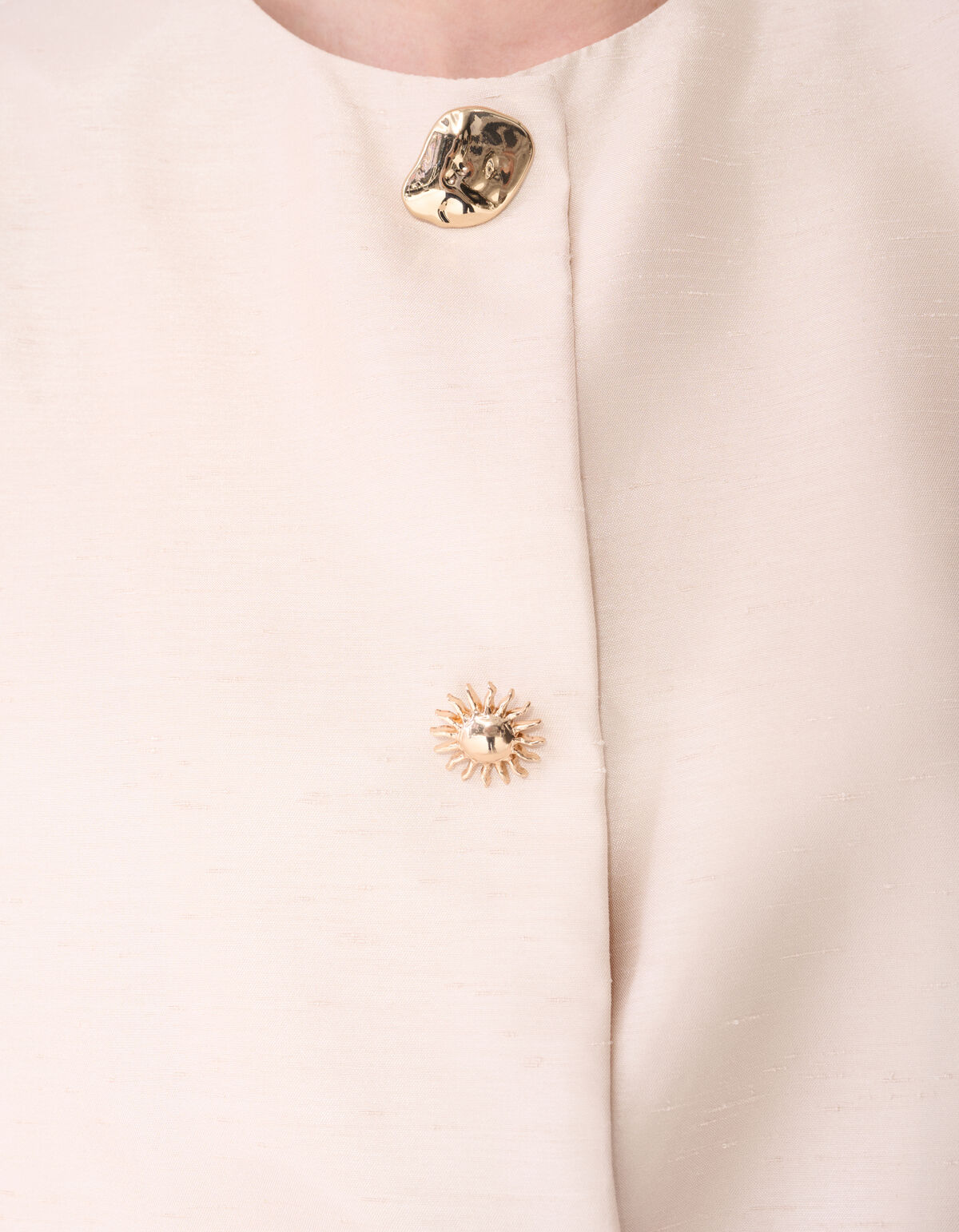 Button Blouse Gebroken Wit By Fred SHOEBY WOMEN