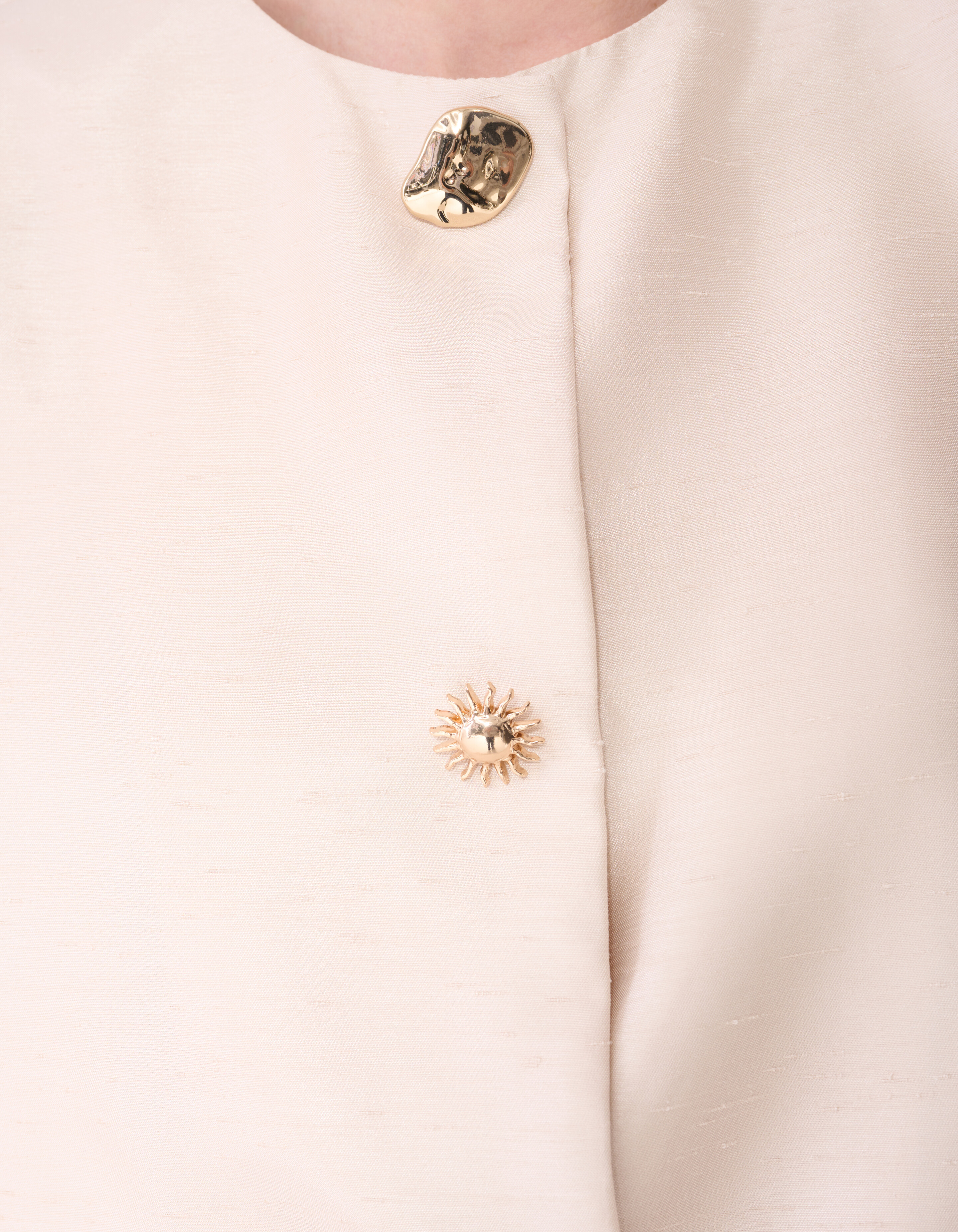 Button Blouse Gebroken Wit By Fred SHOEBY WOMEN