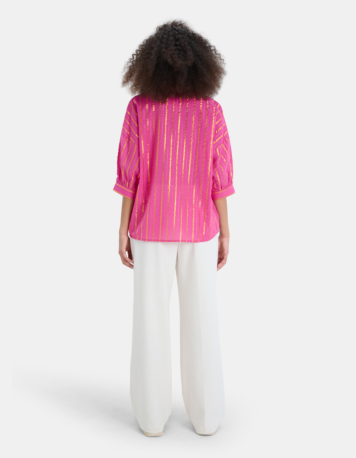 Yarn Dyed Stripe Blouse EKSEPT