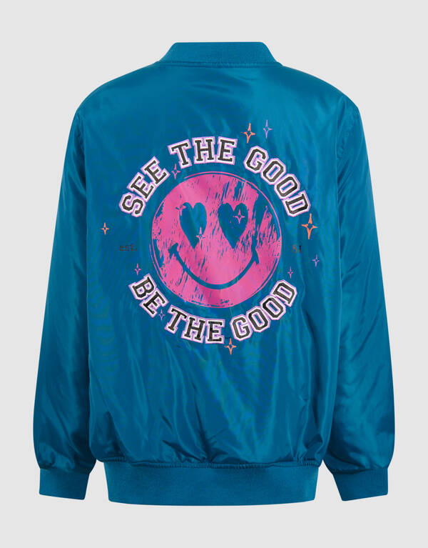 Varsity Bomber Blauw SHOEBY GIRLS