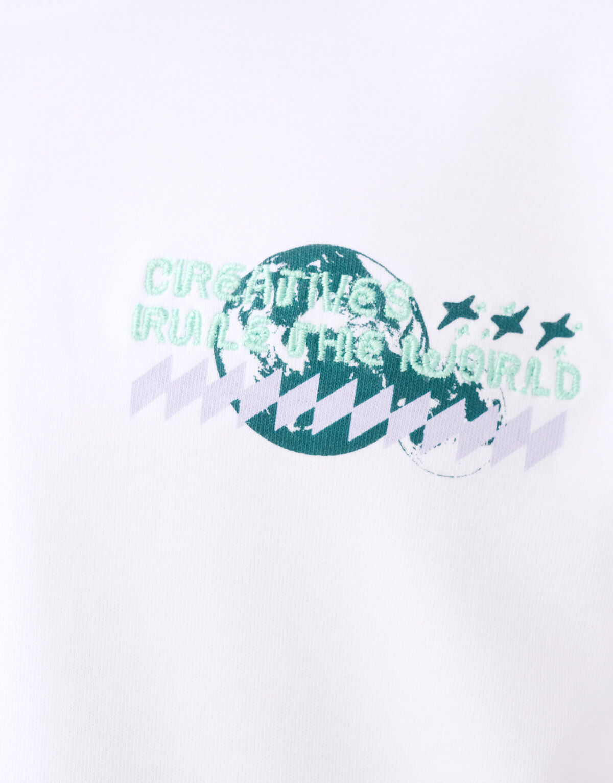 Artwork T-shirt Wit SHOEBY BOYS