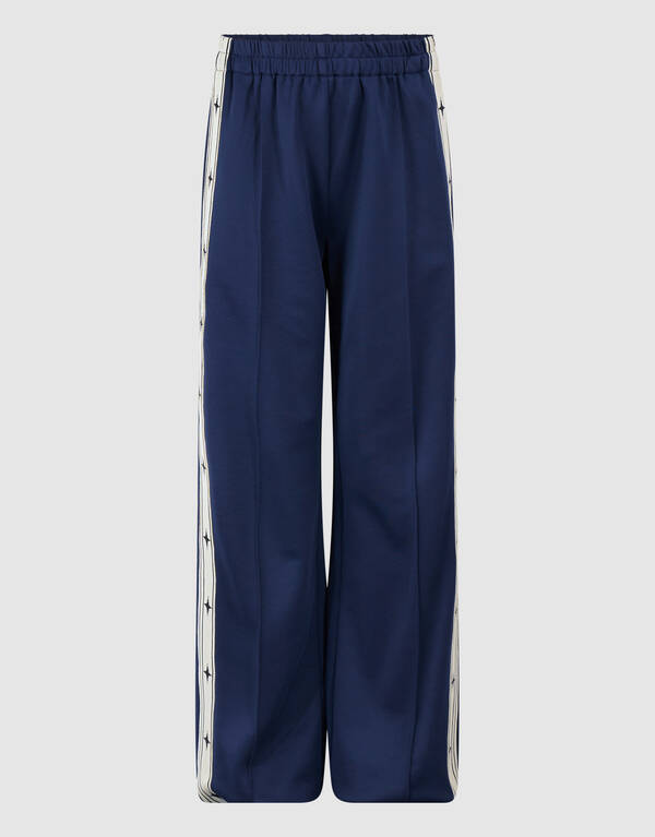 Wide Tape Broek Donkerblauw SHOEBY GIRLS