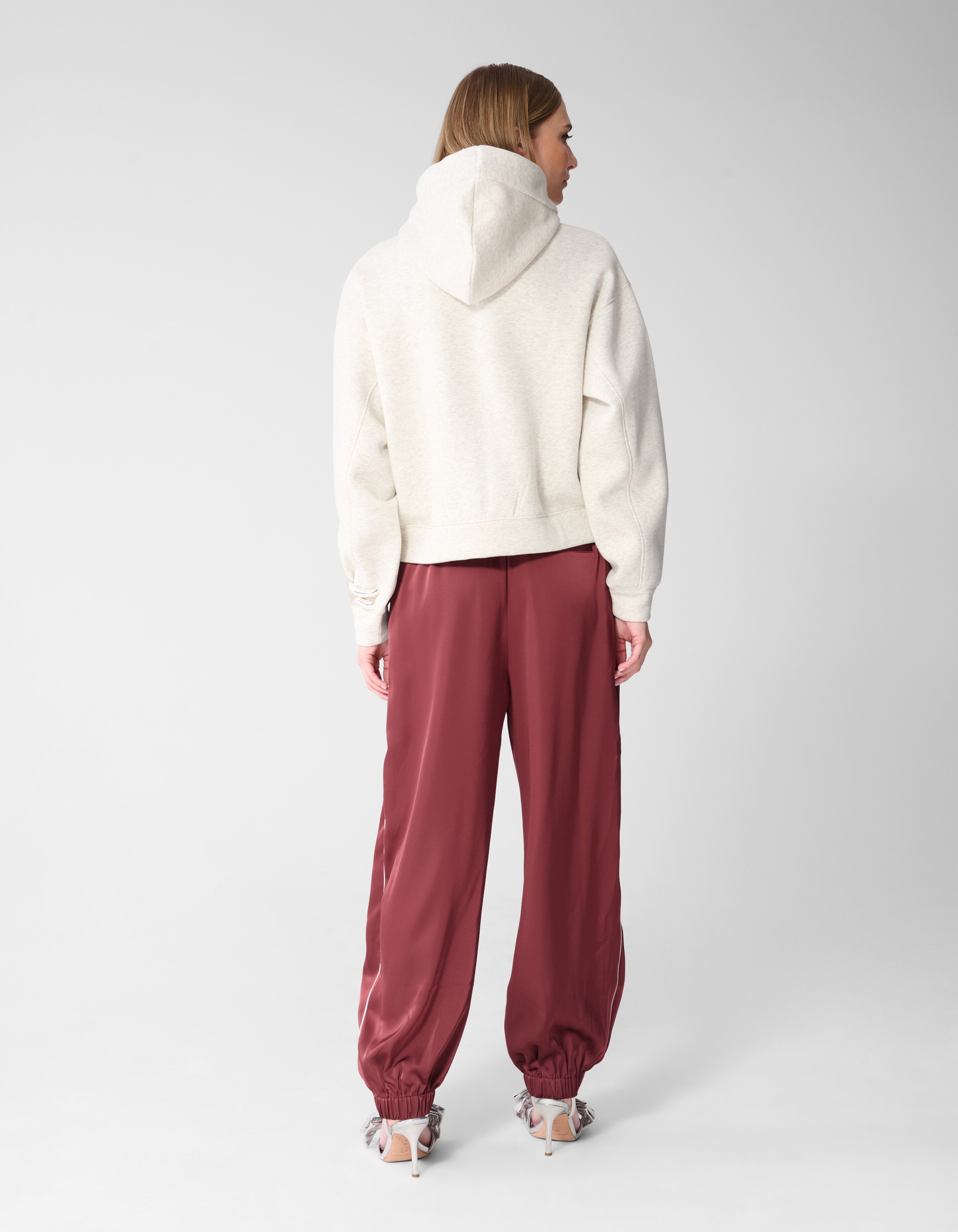 Oversized Hoodie Vest Lichtgrijs SHOEBY WOMEN