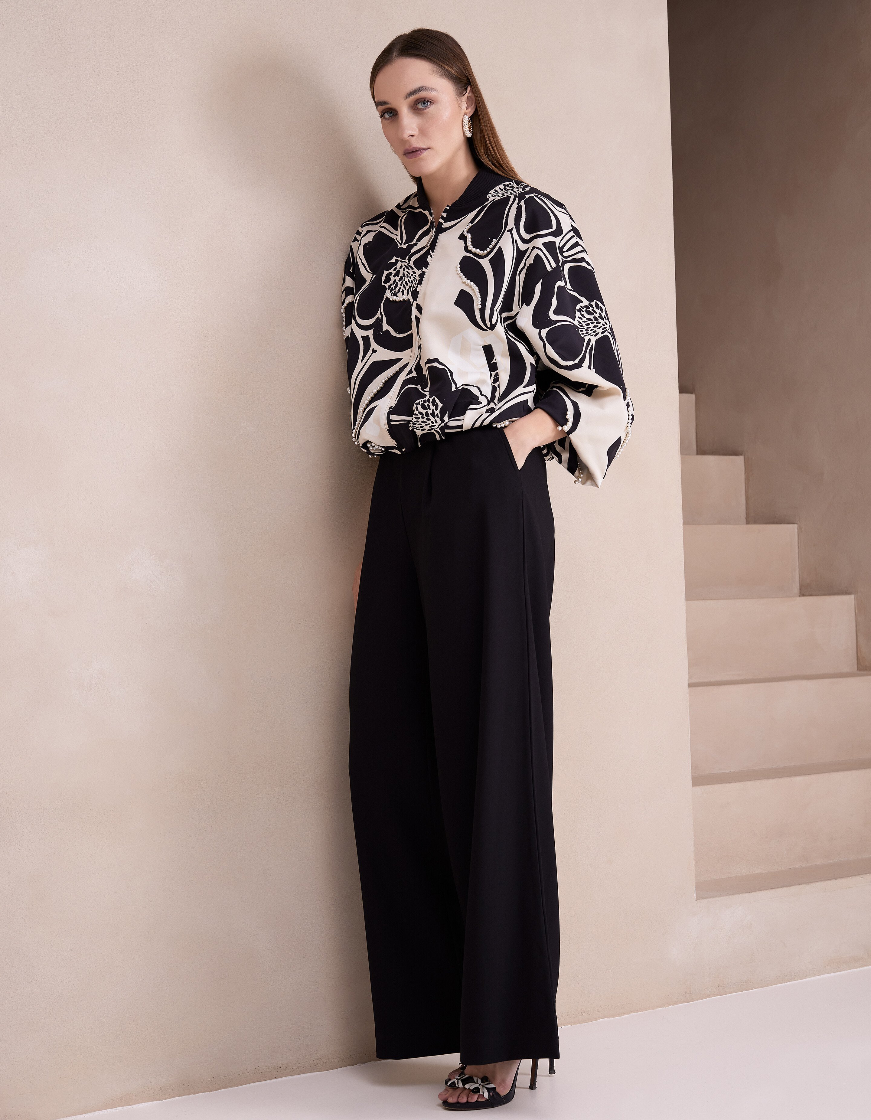 Wide Leg Fit Broek Zwart By Mieke SHOEBY WOMEN