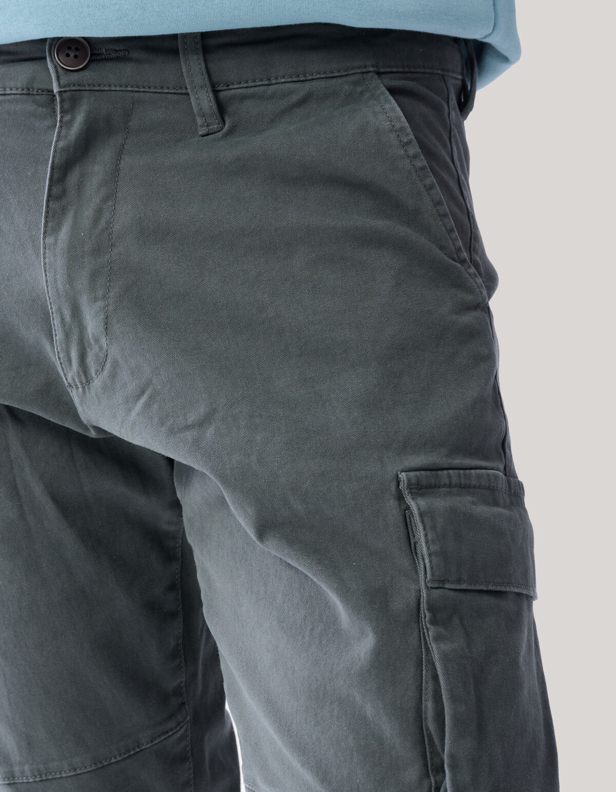 Cargo Broek Donkergrijs SHOEBY MEN