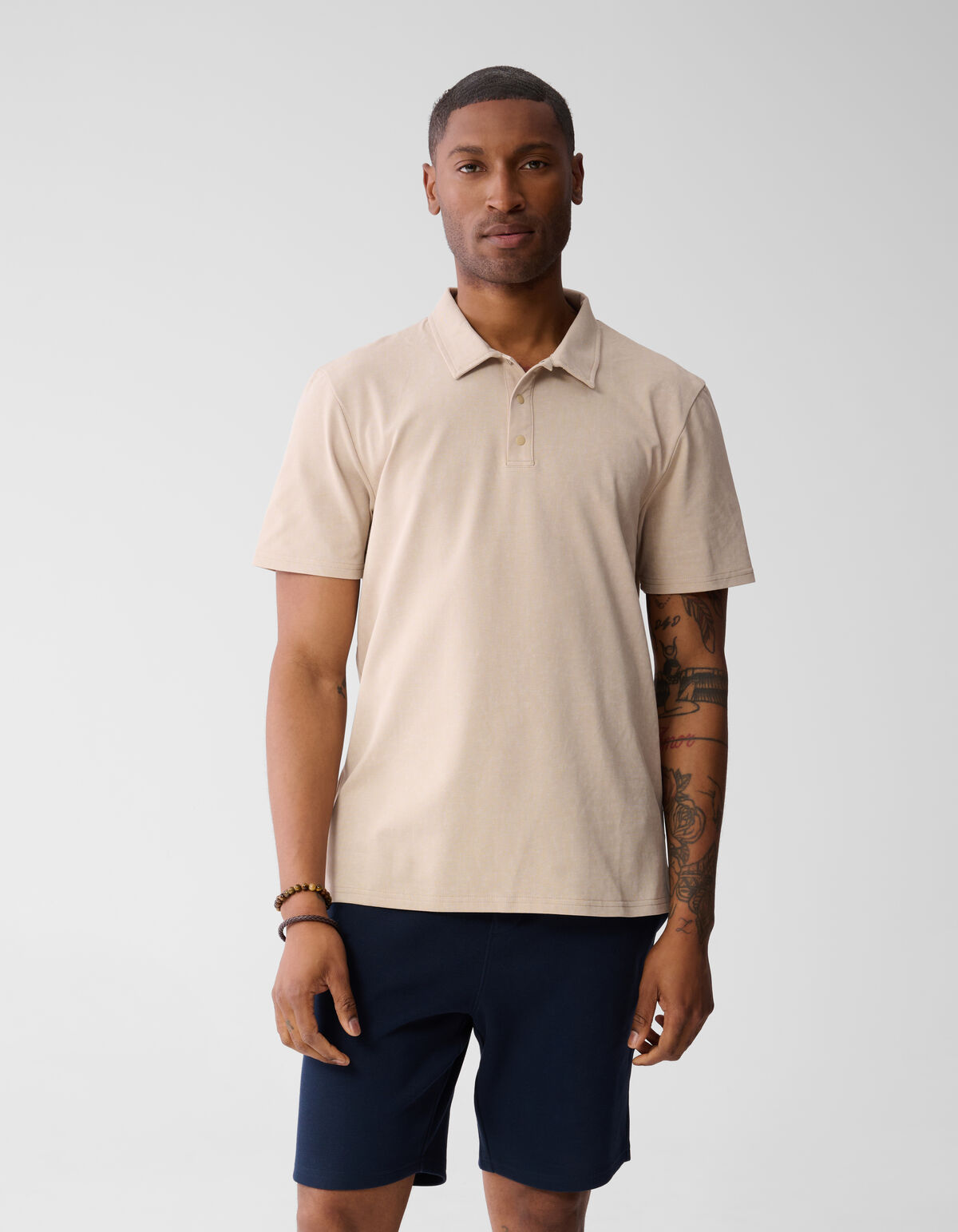 Washed Polo Zand SHOEBY MEN