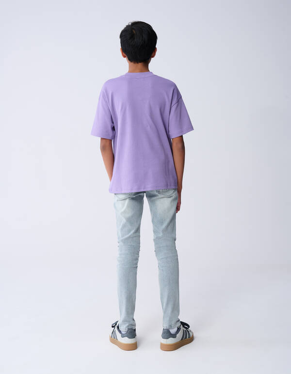 Rush Hour Artwork T-shirt Paars SHOEBY BOYS