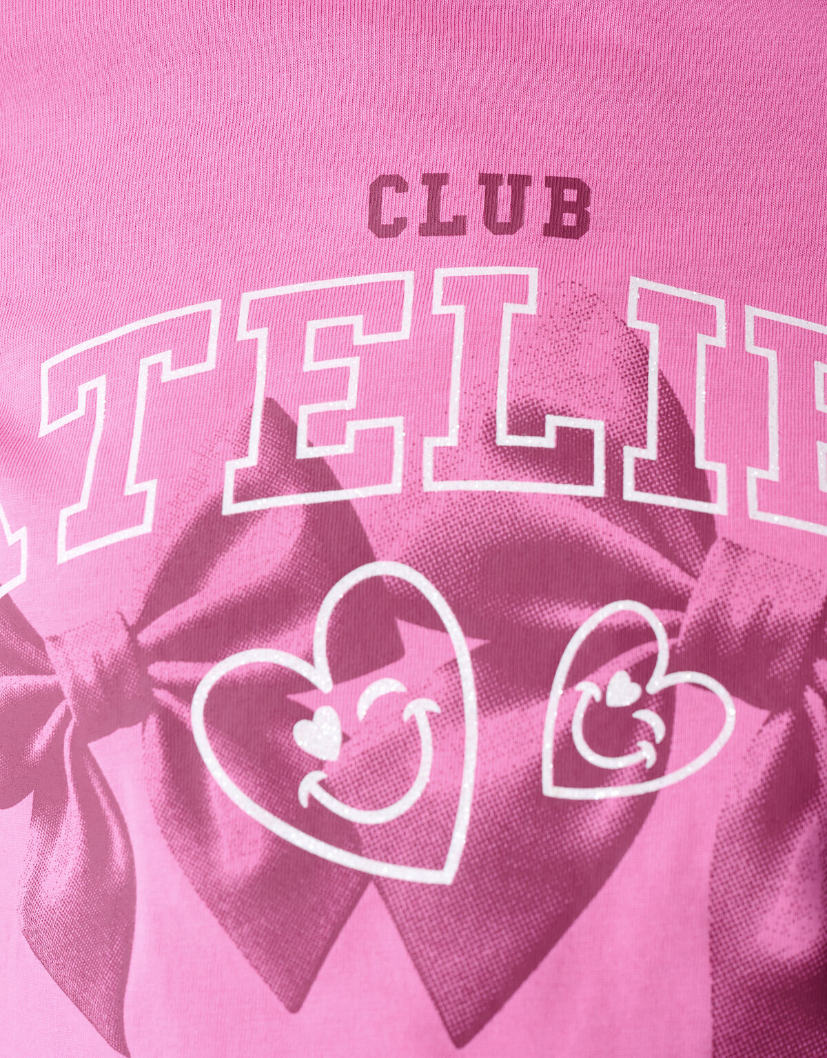 Club Atelier Artwork T-shirt Roze SHOEBY GIRLS