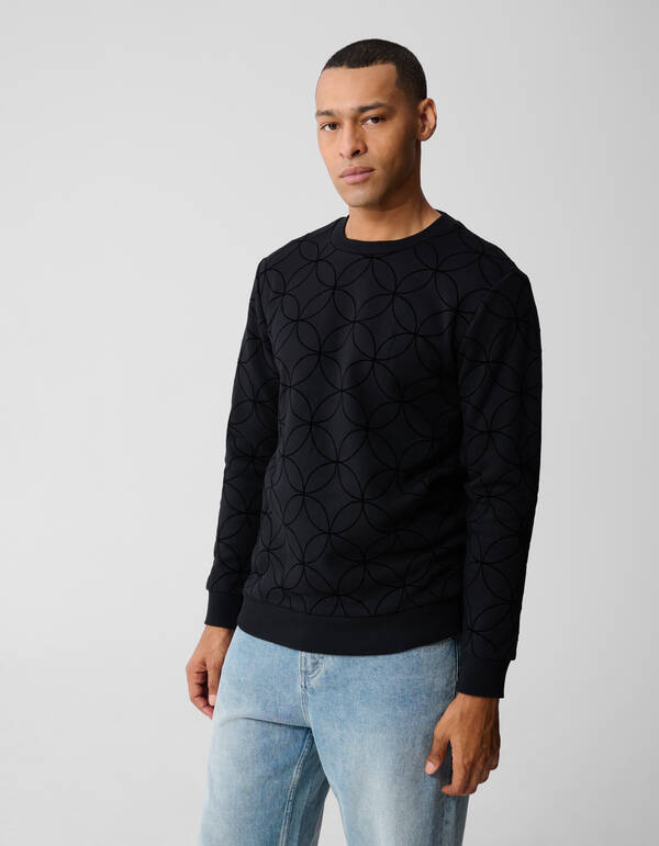 Flock Spark Sweater Zwart SHOEBY MEN
