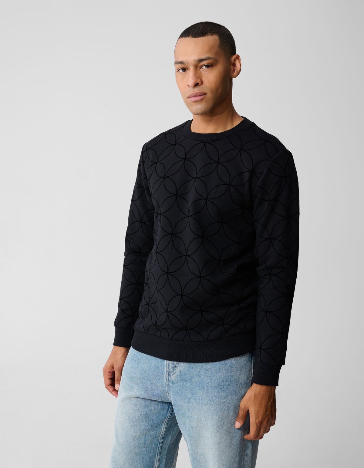Flock Spark Sweater Zwart SHOEBY MEN