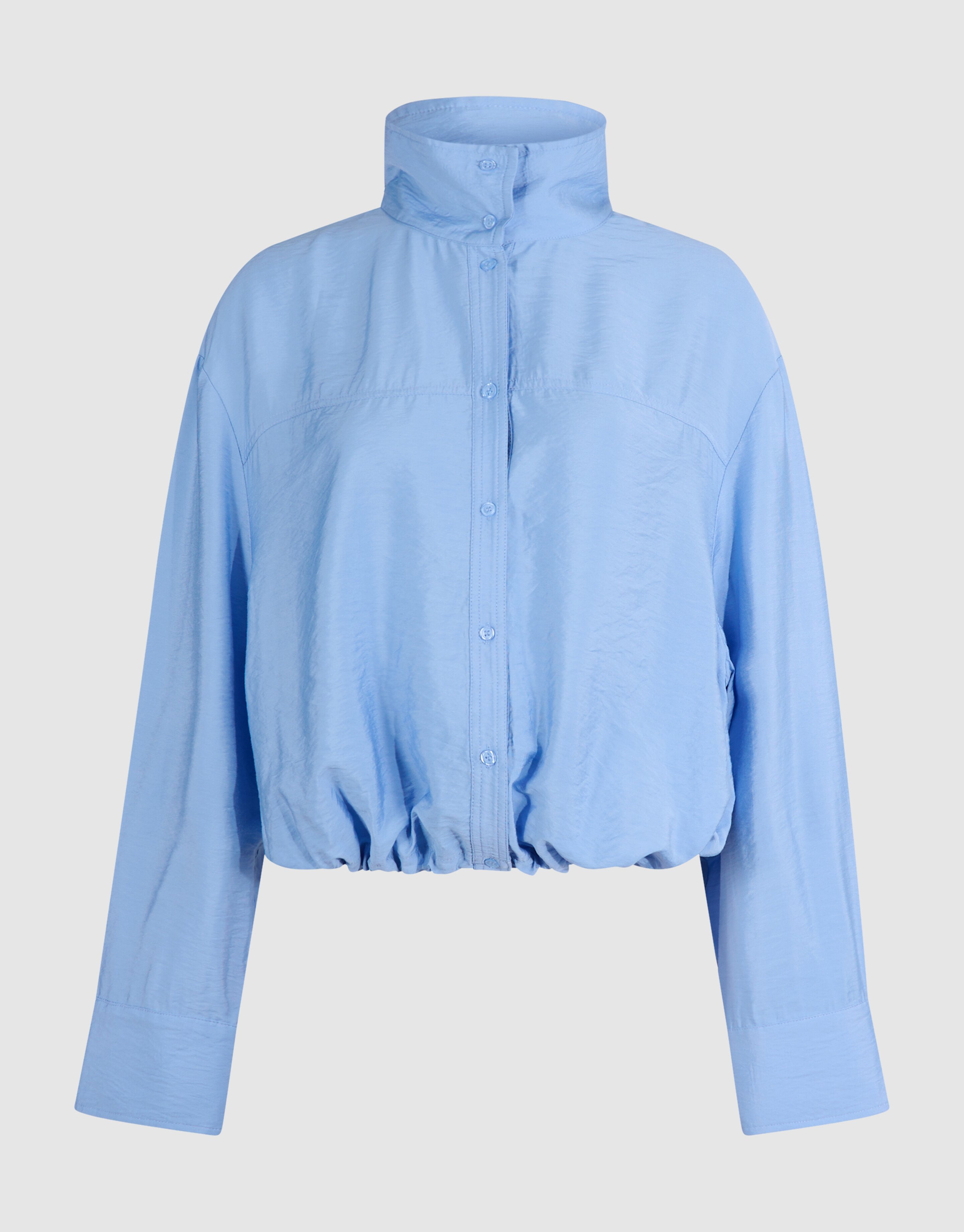 Drawstring Blouse Blauw SHOEBY WOMEN