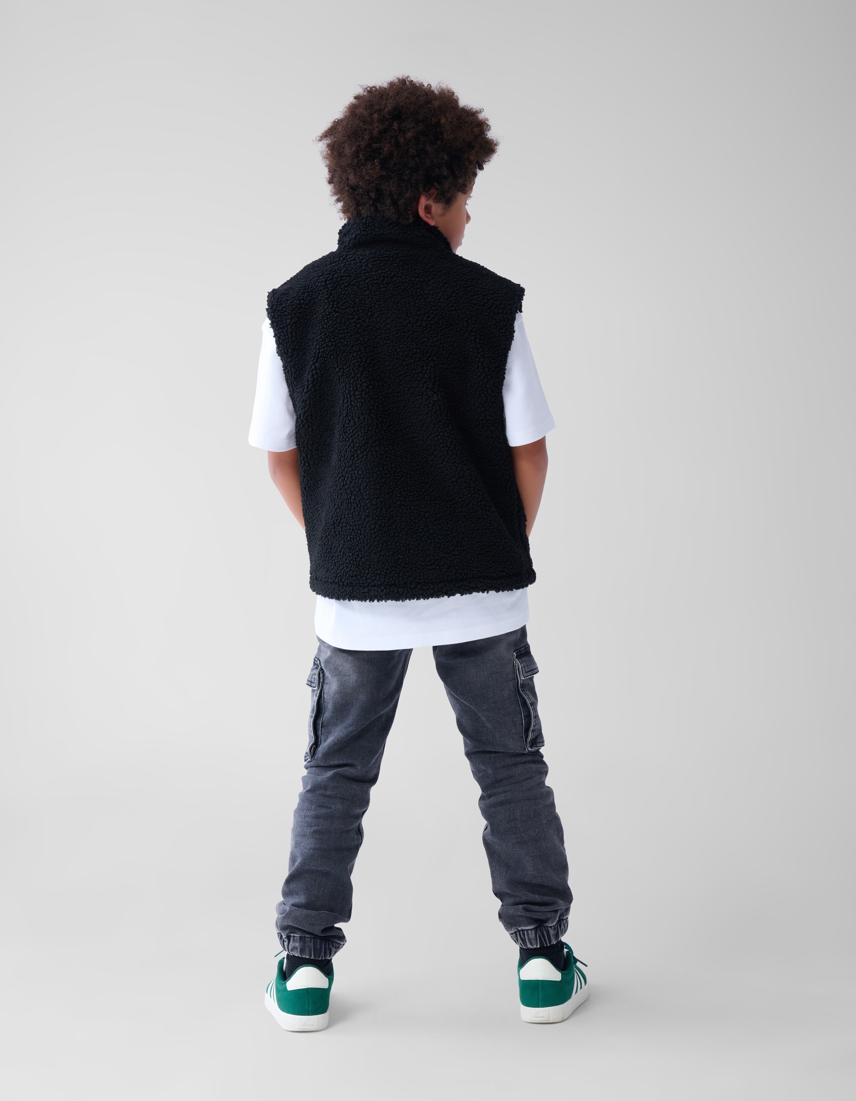 Teddy Bodywarmer Zwart SHOEBY BOYS