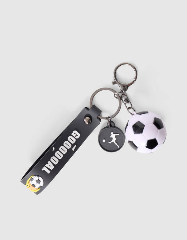 Voetbal Sleutelhanger Zwart SHOEBY ACCESSOIRES