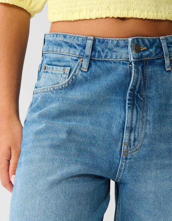 Barrel Fit Jeans Mediumstone SHOEBY WOMEN