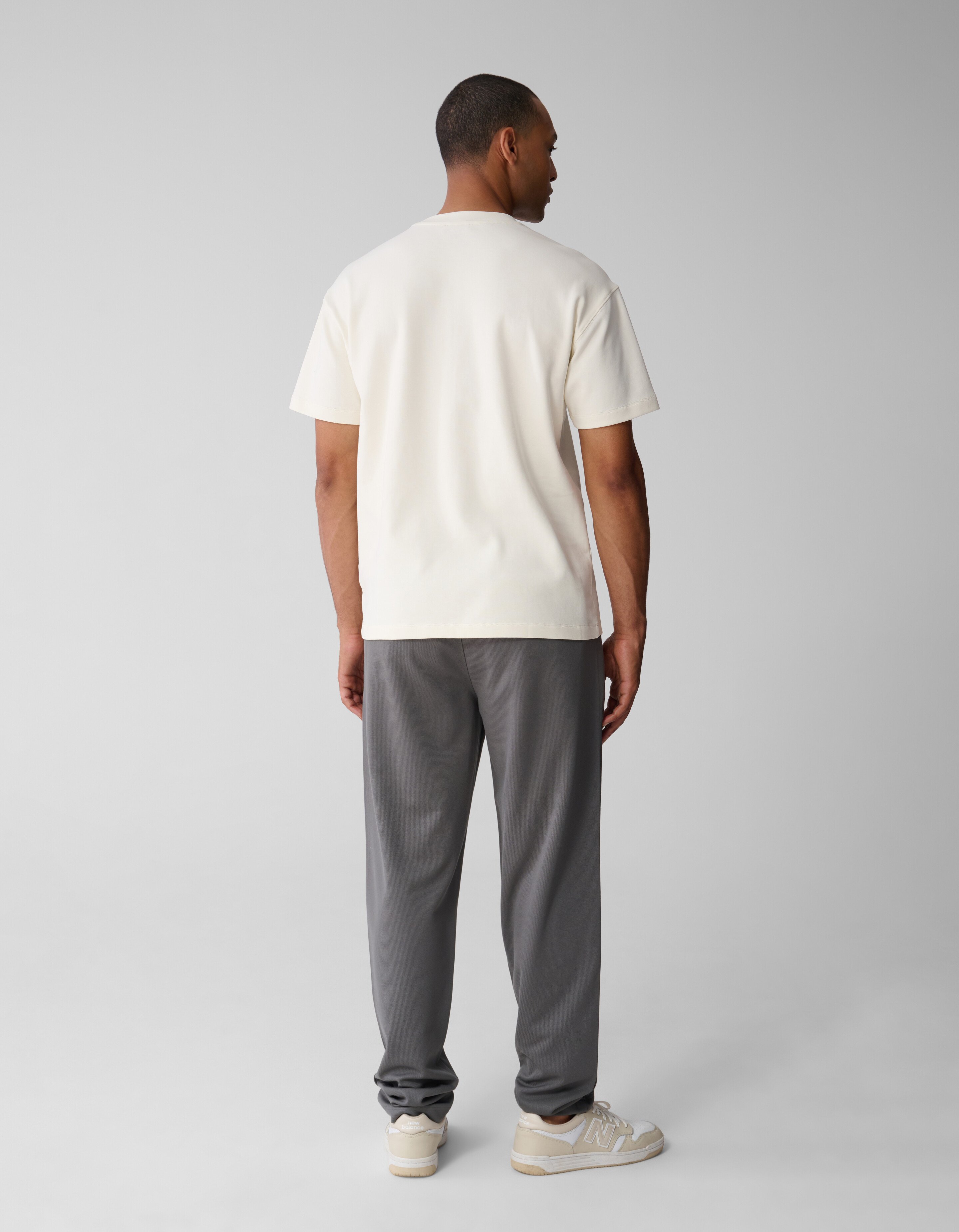 Label T-shirt Gebroken Wit SHOEBY MEN