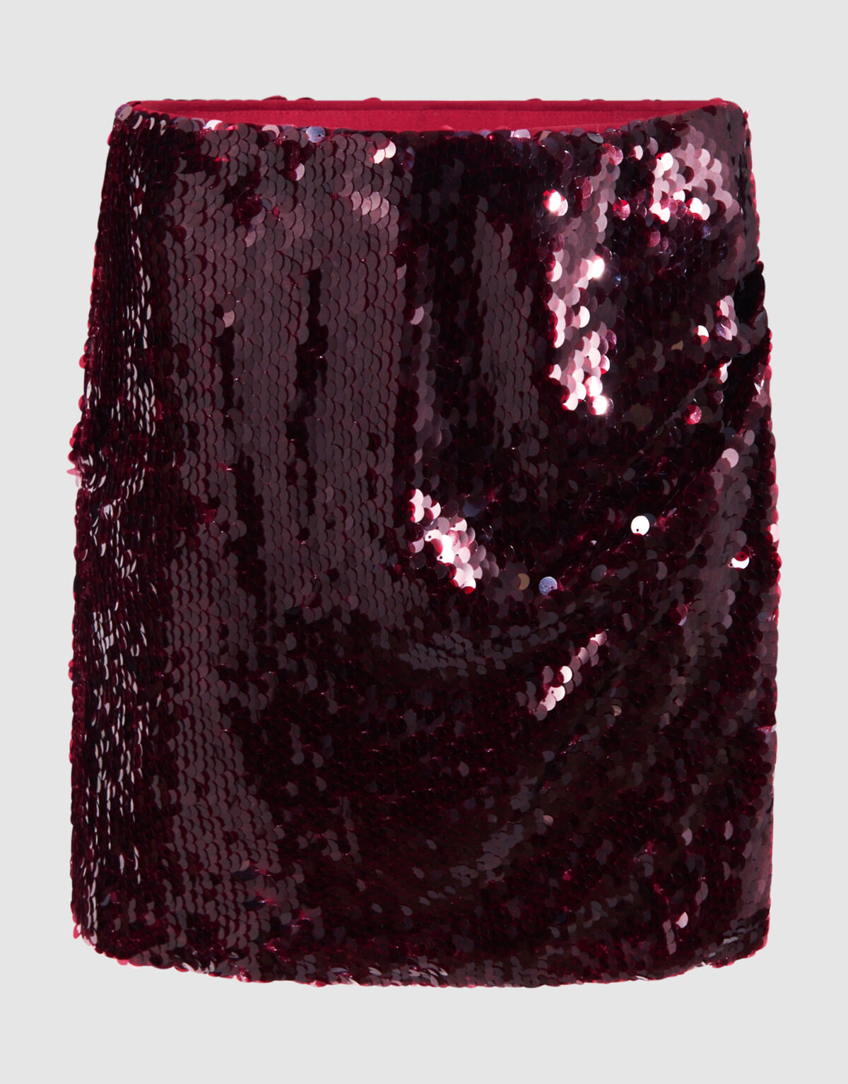 Sequin Mini Rok Bordeaux SHOEBY WOMEN