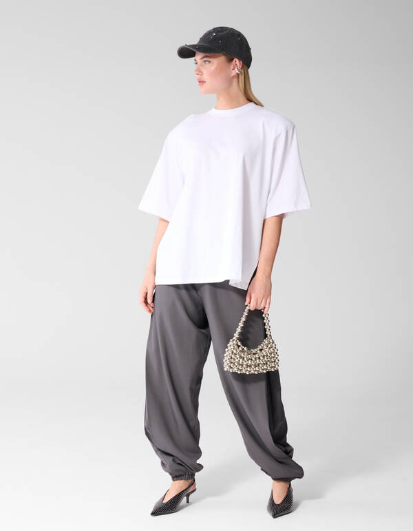 Split T-shirt Wit SHOEBY WOMEN