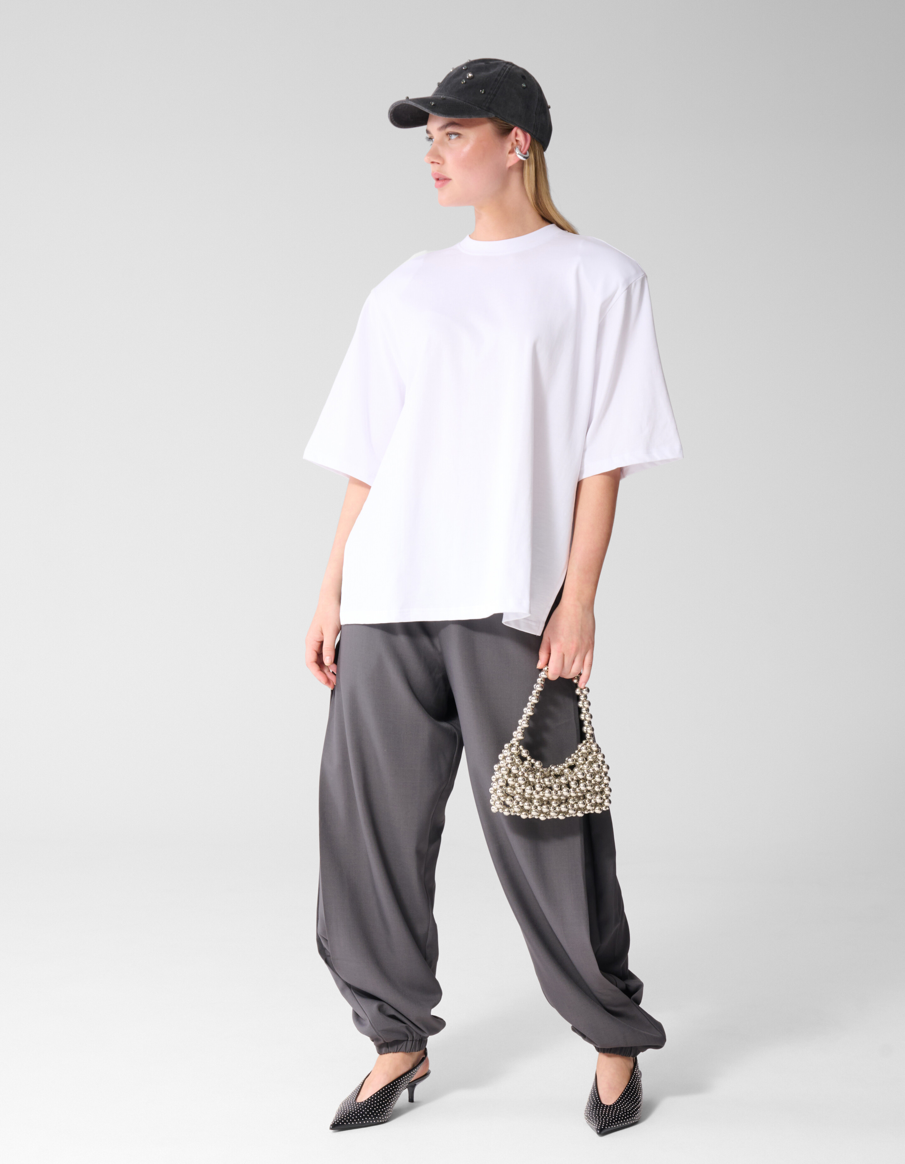 Split T-shirt Wit SHOEBY WOMEN