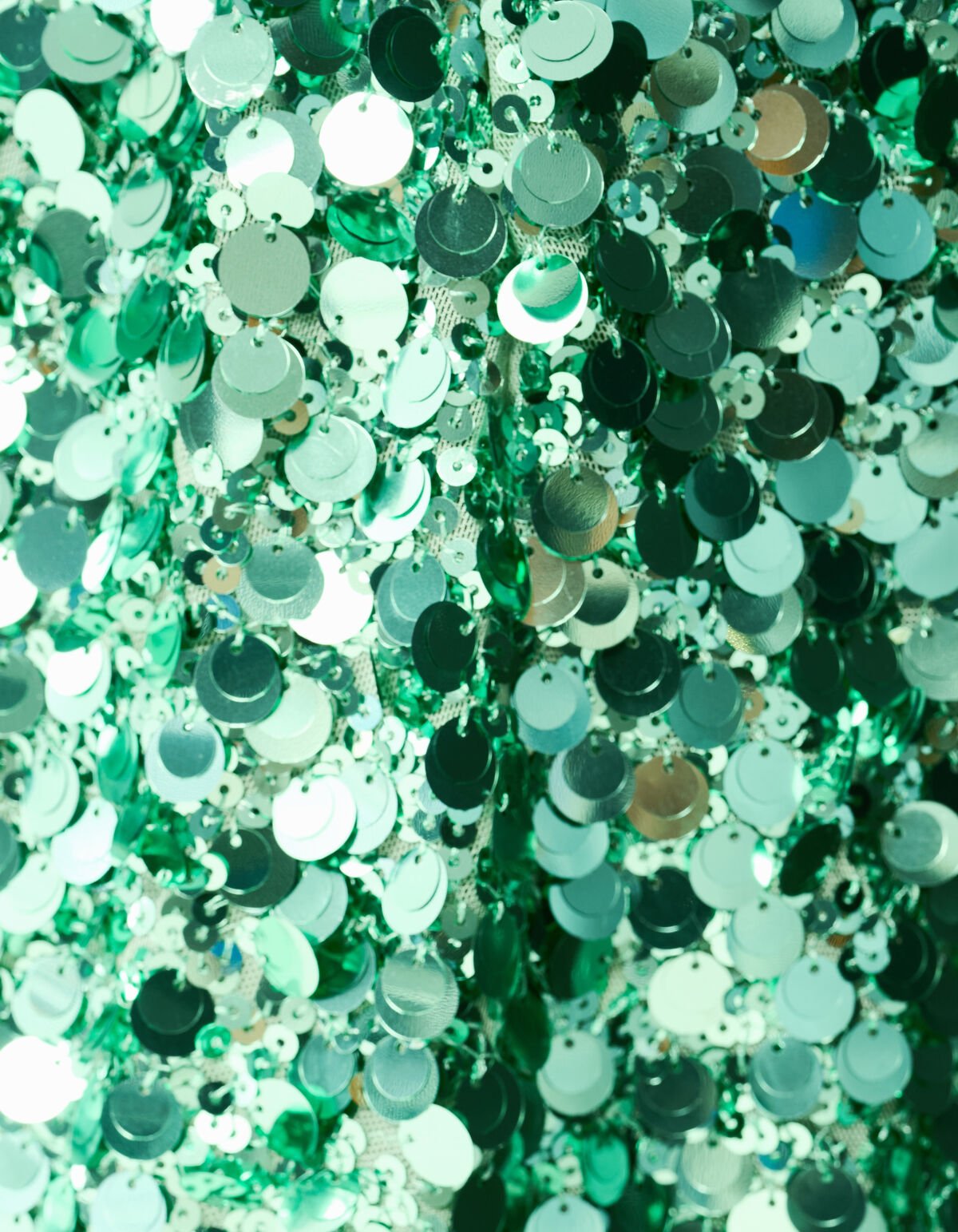 Sequin Mini Rok Groen By Lizzy SHOEBY WOMEN
