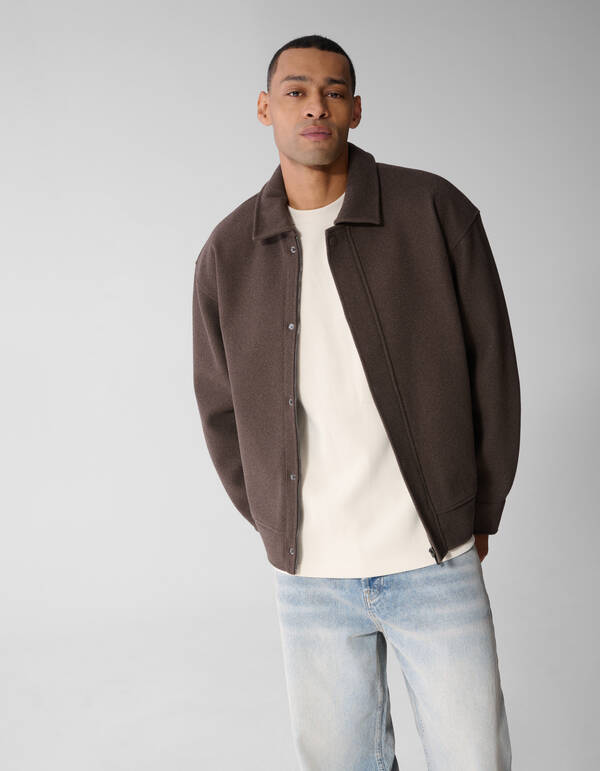 Soft Zip Jack Donkerbruin SHOEBY MEN