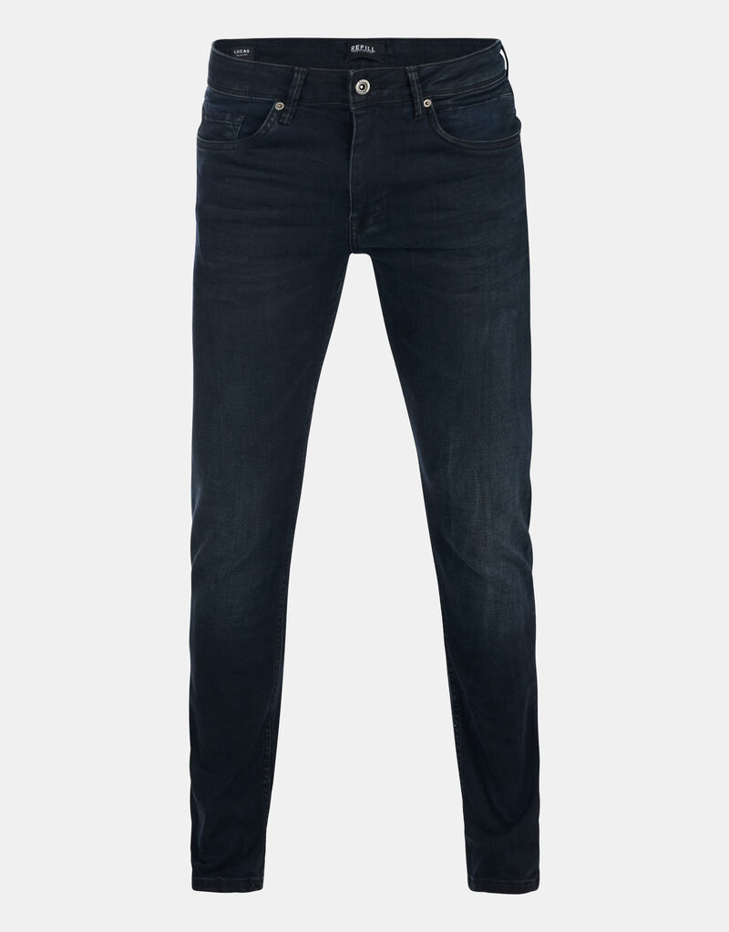 Lucas Slim Blue/Black Jeans L34