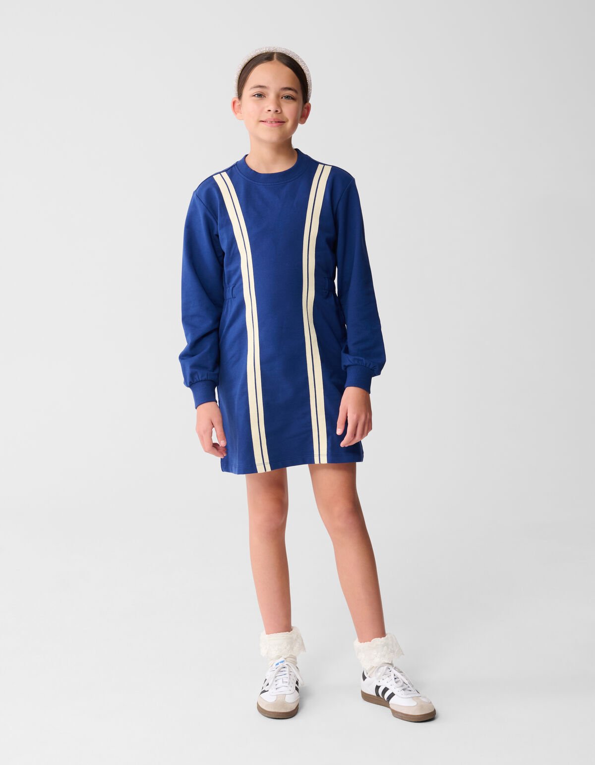 Sporty Sweat Jurk Donkerblauw SHOEBY GIRLS