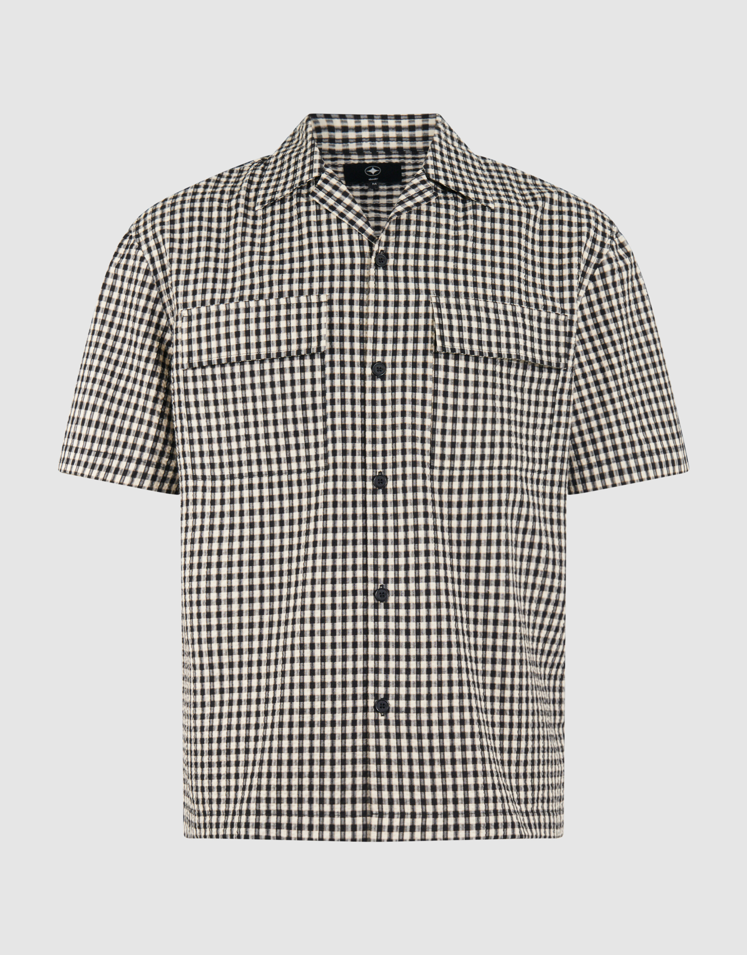 Ruiten Overshirt Gebroken Wit SHOEBY MEN