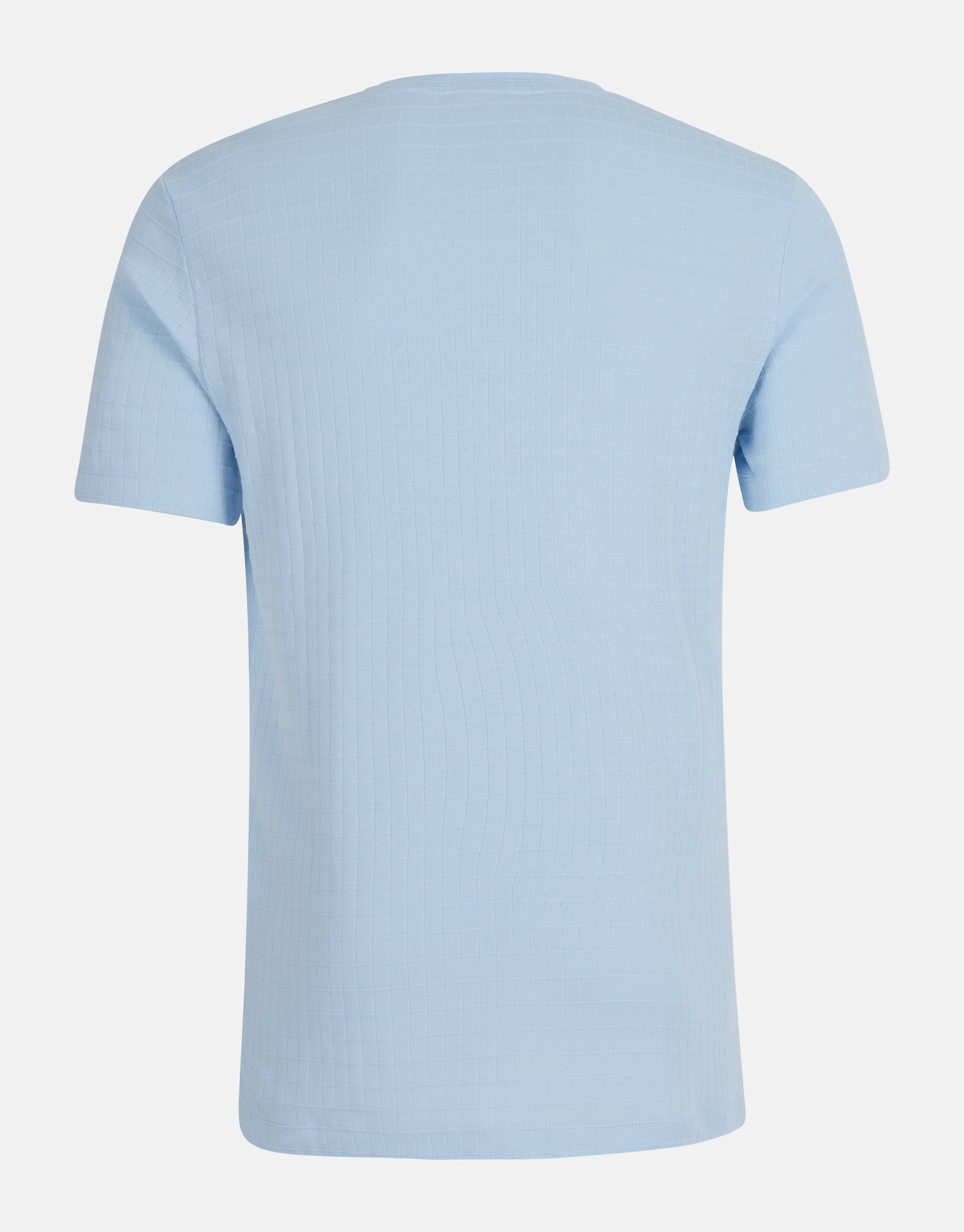 Structuur T-shirt Lichtblauw SHOEBY MEN