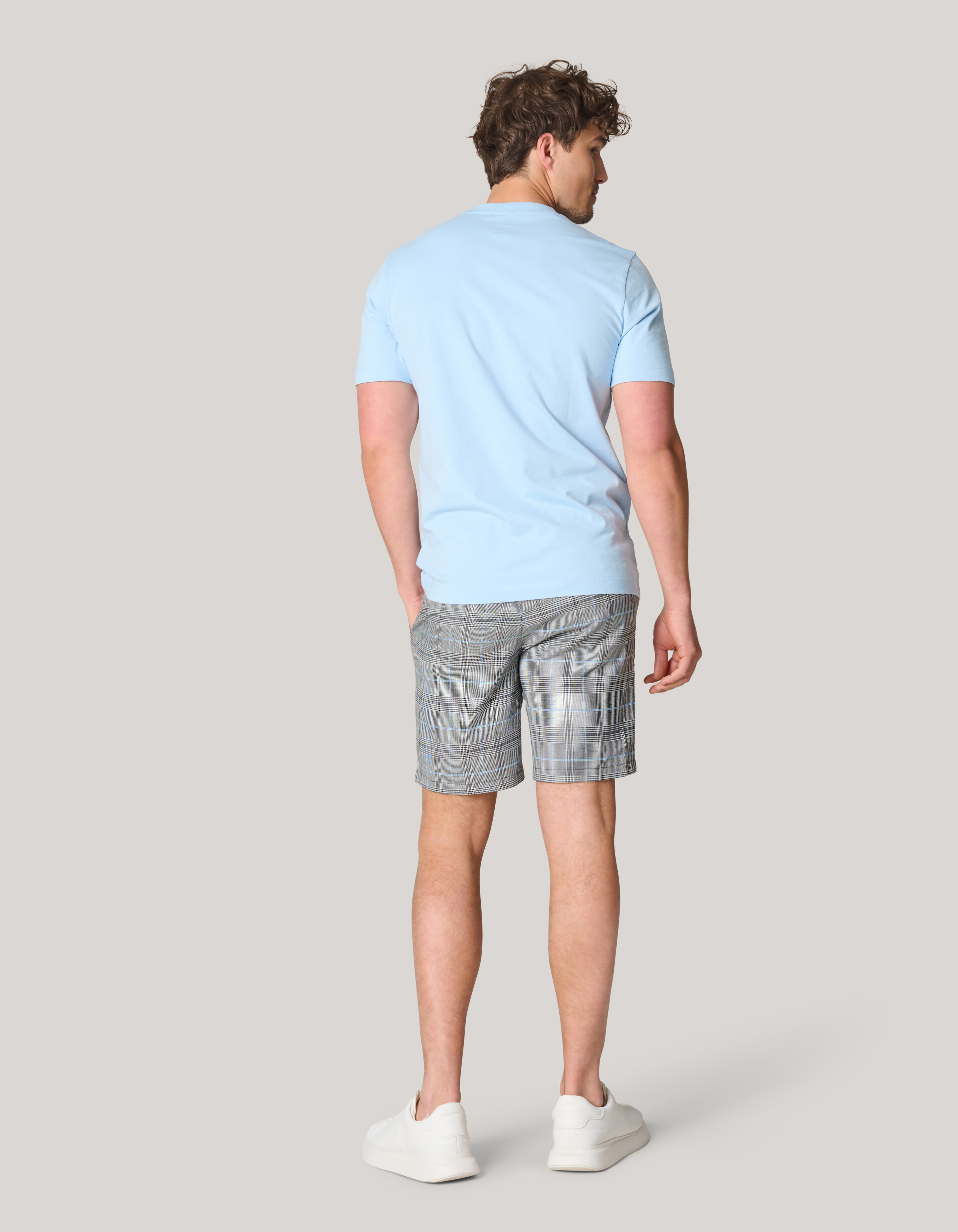Artwork T-shirt Lichtblauw SHOEBY MEN