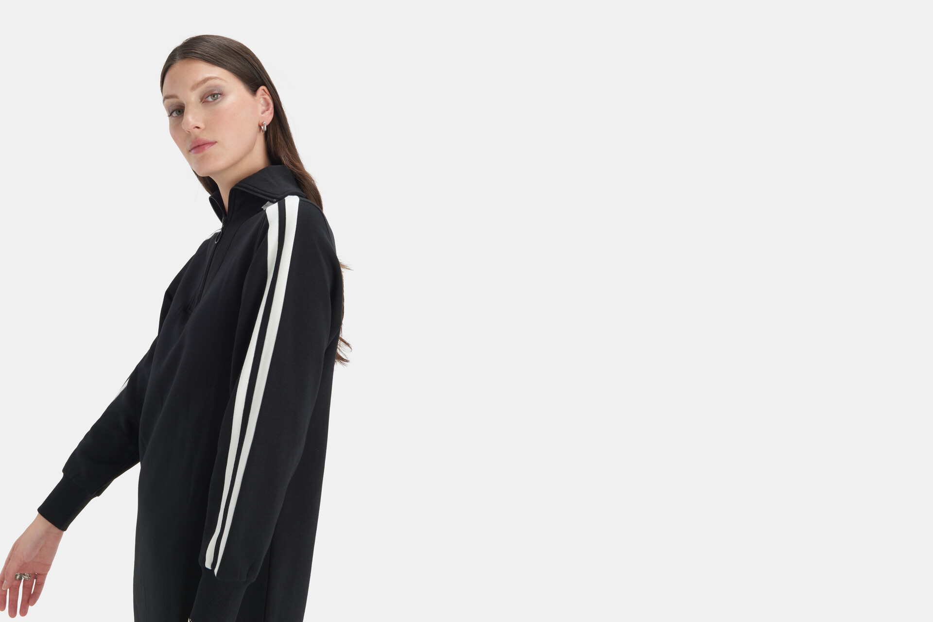 Zipper Sweat Jurk
