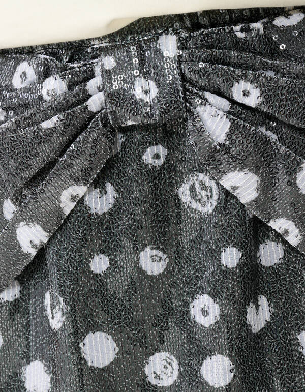 Polkadot Sequin Rok Zwart SHOEBY GIRLS